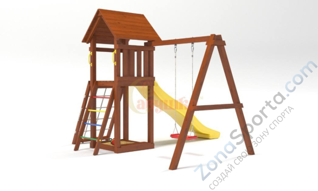 Детская площадка Савушка Мастер 7 (Махагон) Детская площадка Савушка Мастер 7 (Махагон)