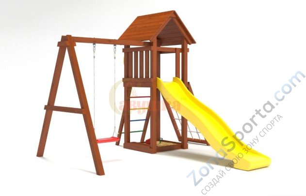 Детская площадка Савушка Мастер 7 (Махагон) Детская площадка Савушка Мастер 7 (Махагон)