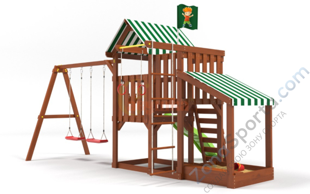 Детская площадка Савушка TooSun (Тусун) 3 с песочницей Детская площадка Савушка TooSun (Тусун) 3 с песочницей