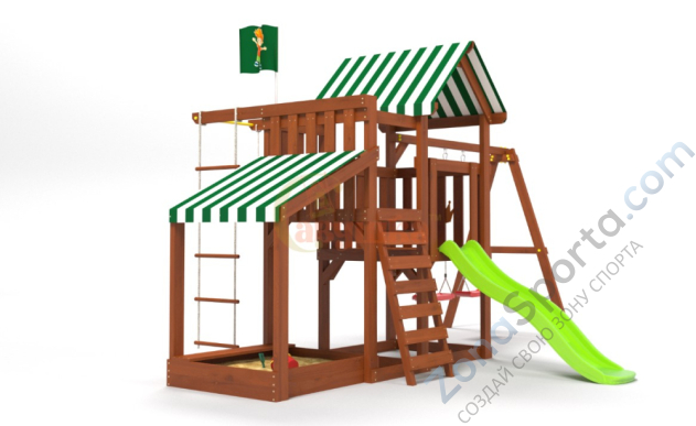 Детская площадка Савушка TooSun (Тусун) 3 с песочницей Детская площадка Савушка TooSun (Тусун) 3 с песочницей