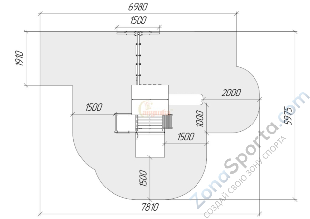 Детская площадка Савушка TooSun (Тусун) 3 с песочницей Детская площадка Савушка TooSun (Тусун) 3 с песочницей