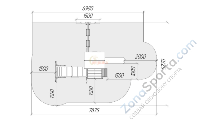 Детская площадка Савушка TooSun (Тусун) 4 Детская площадка Савушка TooSun (Тусун) 4