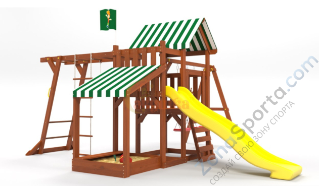 Детская площадка Савушка TooSun (Тусун) 4 Plus с песочницей Детская площадка Савушка TooSun (Тусун) 4 Plus с песочницей