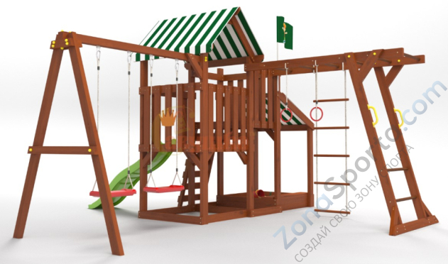 Детская площадка Савушка TooSun (Тусун) 4 с песочницей Детская площадка Савушка TooSun (Тусун) 4 с песочницей