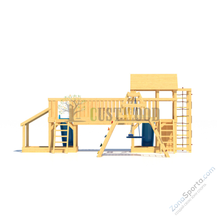 Детская деревянная игровая площадка для улицы дачи CustWood Scout S12