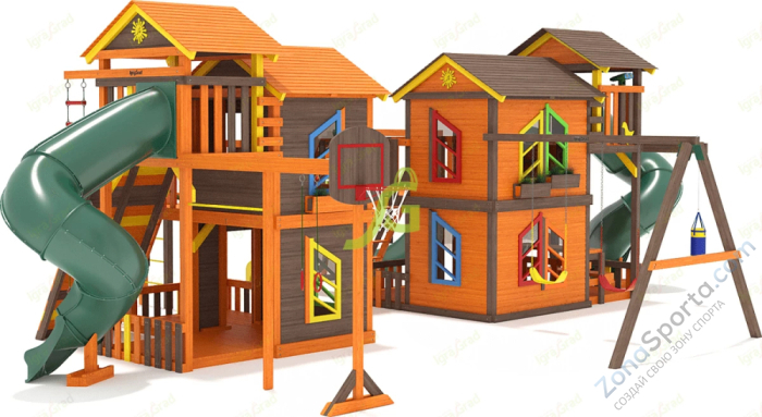 Детская деревянная площадка IgraGrad Домик 7 мод.1 Детская деревянная площадка IgraGrad Домик 7 мод.1