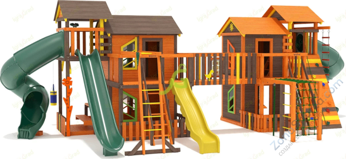 Детская деревянная площадка IgraGrad Домик 7 мод.1 Детская деревянная площадка IgraGrad Домик 7 мод.1