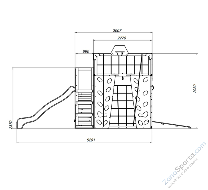 Детская игровая площадка IgraGrad К3