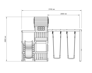 Детская игровая площадка IgraGrad М4