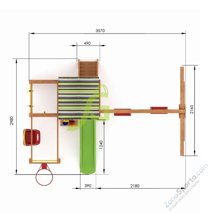 Детская игровая площадка IgraGrad В1 Детская игровая площадка IgraGrad В1