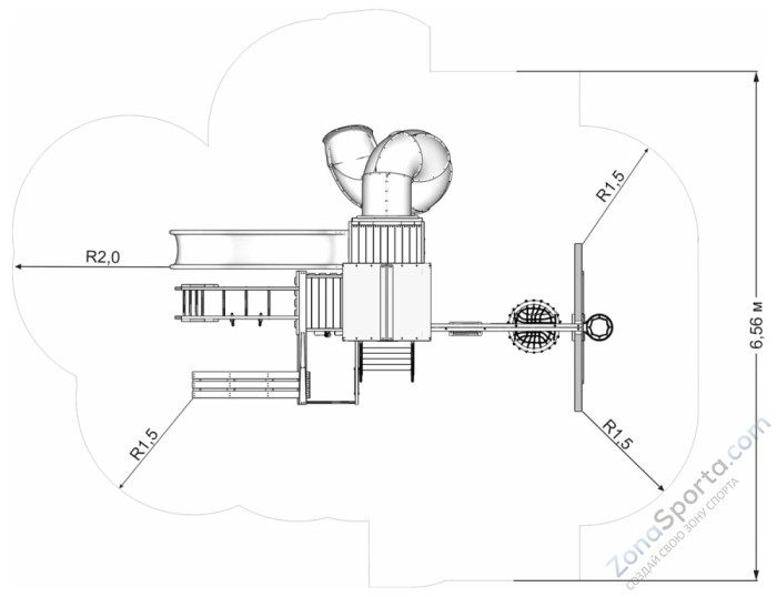 Детская игровая площадка IgraGrad X4