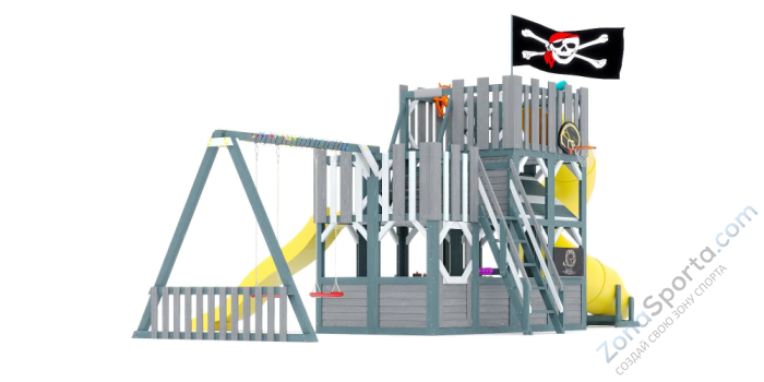 Детская игровая площадка Савушка PlayHouse-6 с домиком