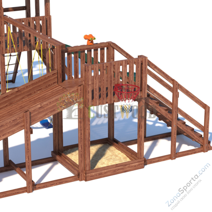 Детская площадка CustWood All-Season 5 (круглый год)