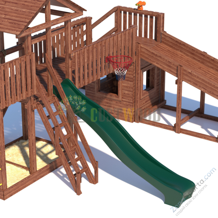 Детская площадка CustWood All-Season 7 (круглый год)