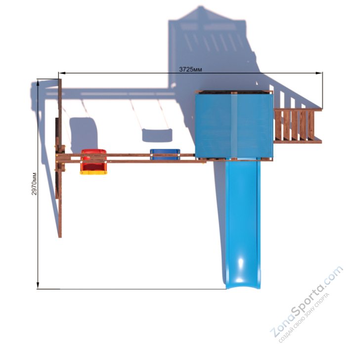 Детская площадка CustWood Scout SC2 Детская площадка CustWood Scout SC2