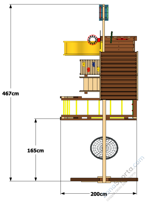 Детская площадка для дома Baby Mark 5 Детская площадка для дома Baby Mark 5