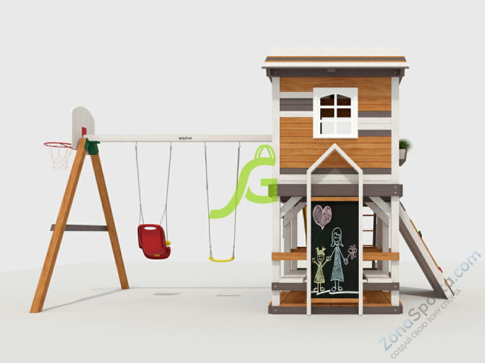 Детская площадка IgraGrad Домик 2 мод.1 Детская площадка IgraGrad Домик 2 мод.1