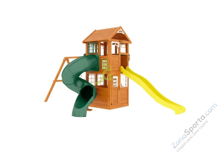 Детская площадка IgraGrad Клубный домик с трубой Luxe