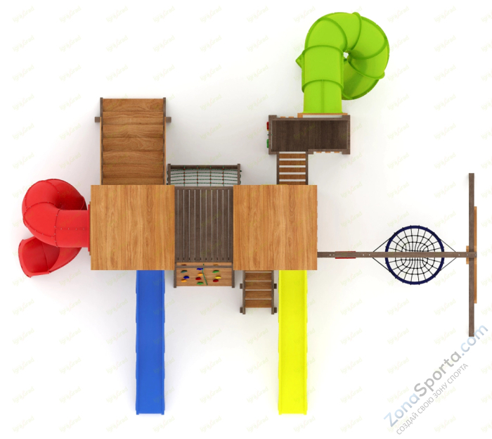 Детская площадка IgraGrad Комбо с трубой 2,1м Детская площадка IgraGrad Комбо с трубой 2,1м