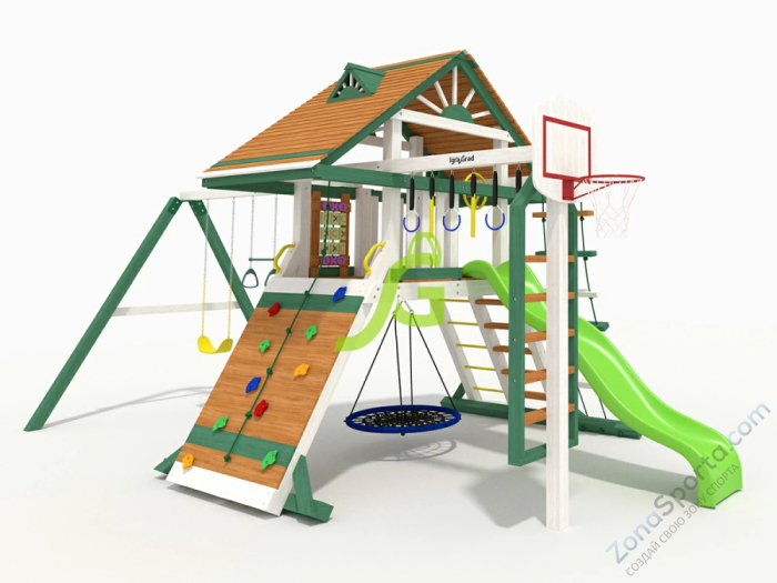 Детская площадка IgraGrad Крепость Фани (Дерево) мод.1 Детская площадка IgraGrad Крепость Фани (Дерево) мод.1