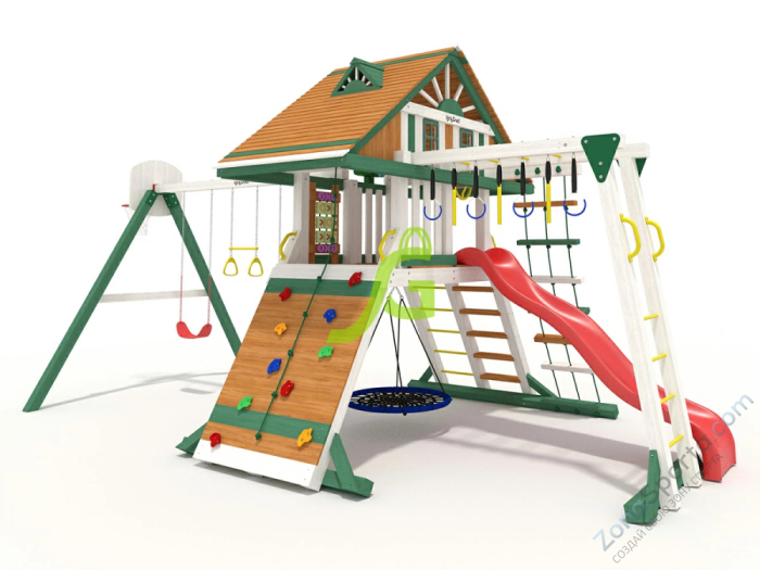 Детская площадка IgraGrad Крепость Фани с рукоходом (Домик) мод.1 Детская площадка IgraGrad Крепость Фани с рукоходом (Домик) мод.1