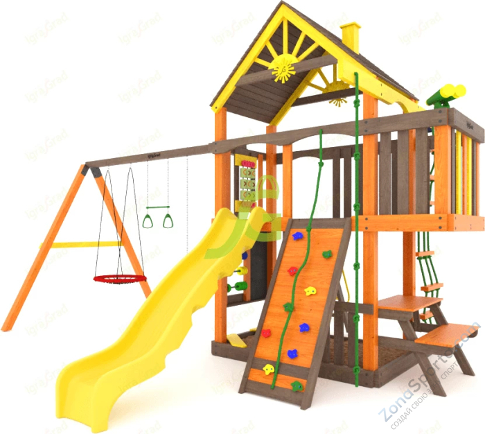 Детская площадка IgraGrad Шато (Дерево) (мод.2) Детская площадка IgraGrad Шато (Дерево) (мод.2)