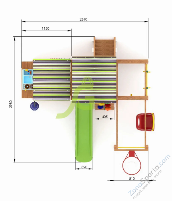 Детская площадка IgraGrad В4 Детская площадка IgraGrad В4