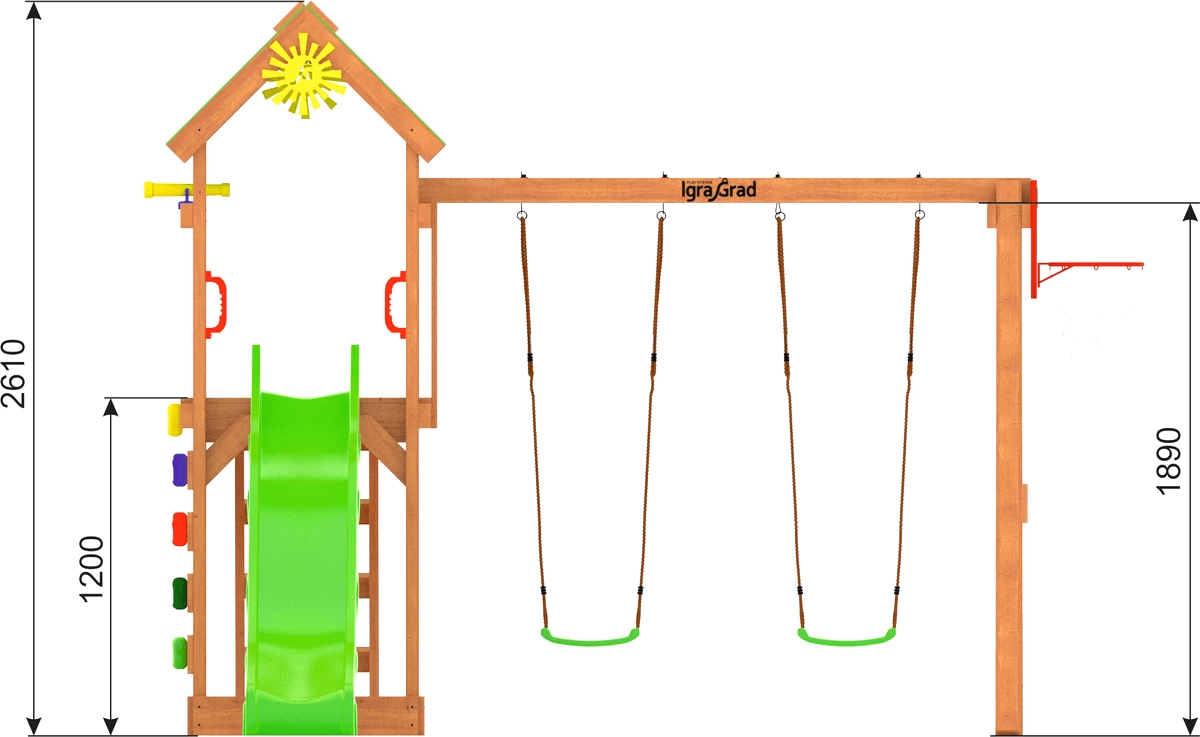 Детская площадка IgraGrad W1 Детская площадка IgraGrad W1