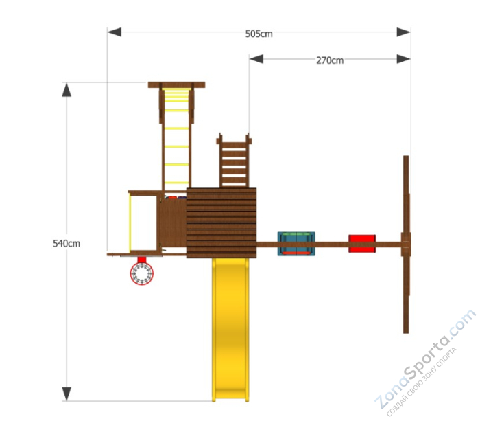 Детская площадка Космо 2 Детская площадка Космо 2