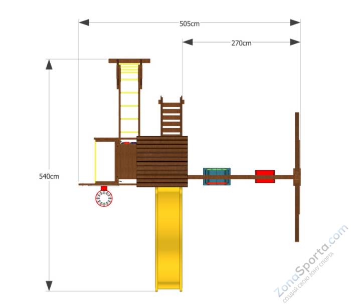 Детская площадка Космо 4
