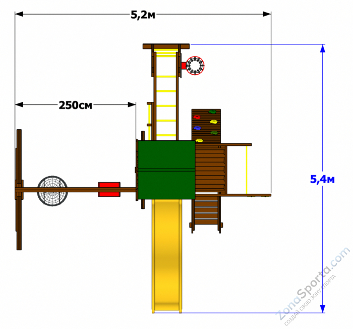 Детская площадка Мельница Люкс Детская площадка Мельница Люкс