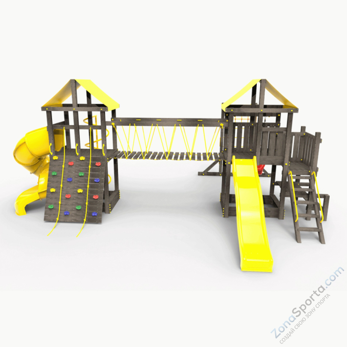 Детская площадка Пикник Black Кракен с трубой