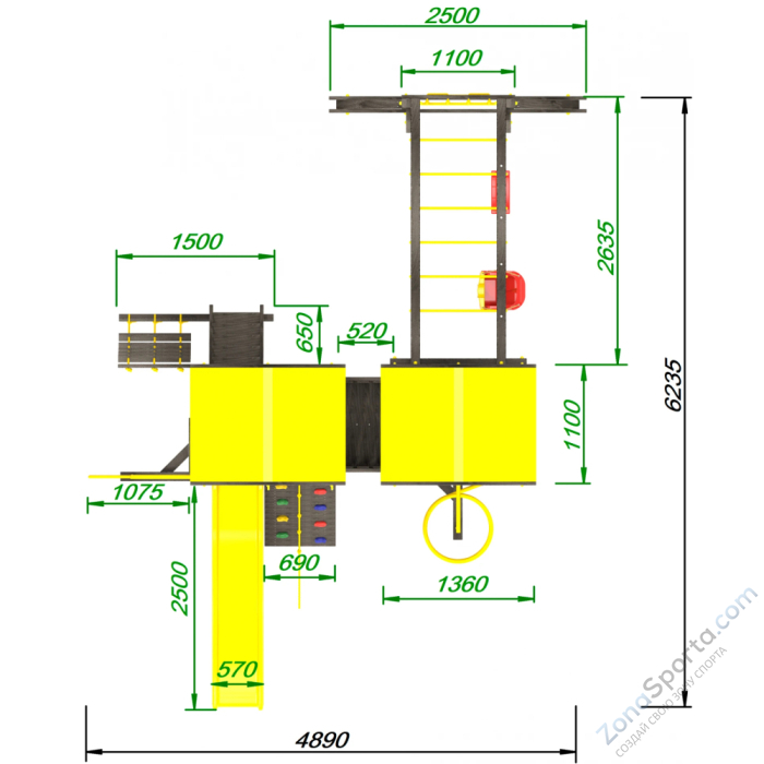 Детская площадка Пикник Black Пацифик Light
