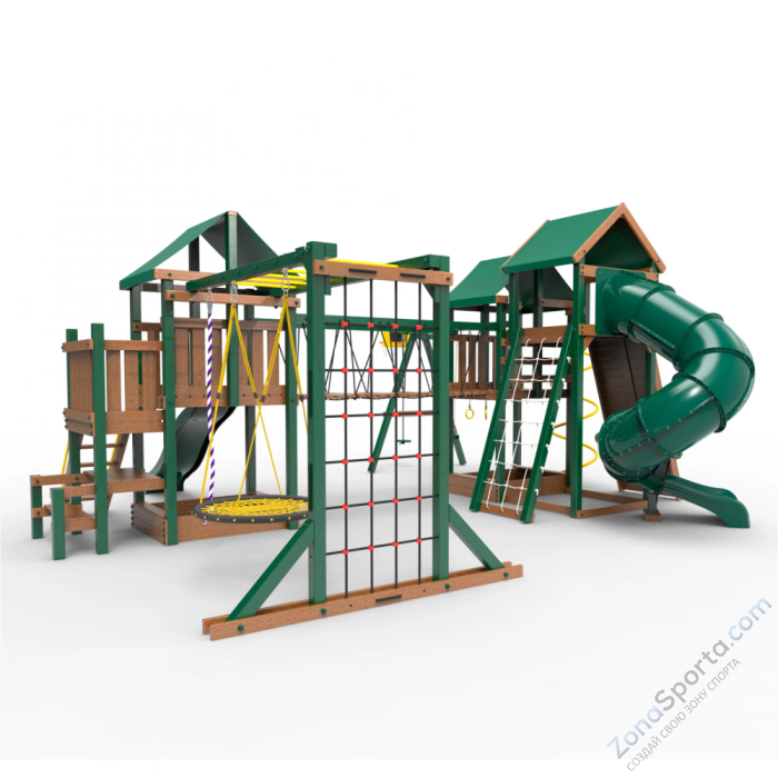Детская площадка Пикник Форест Стэйдж К с винтовой трубой
