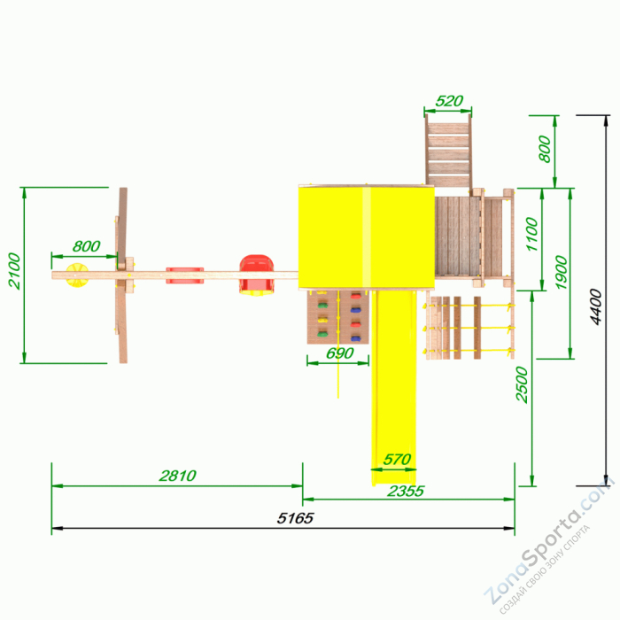 Детская площадка Пикник Оптимус Макси
