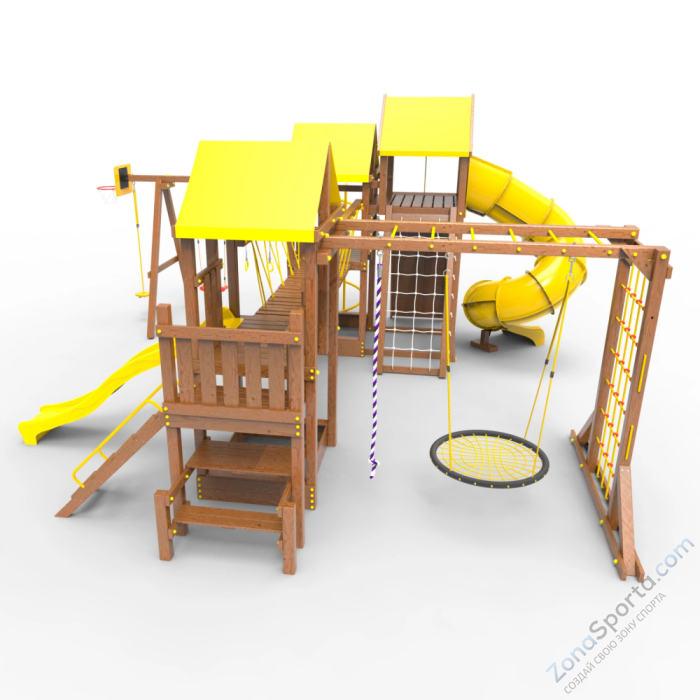 Детская площадка Пикник Оптимус Стэйдж К с винтовой трубой