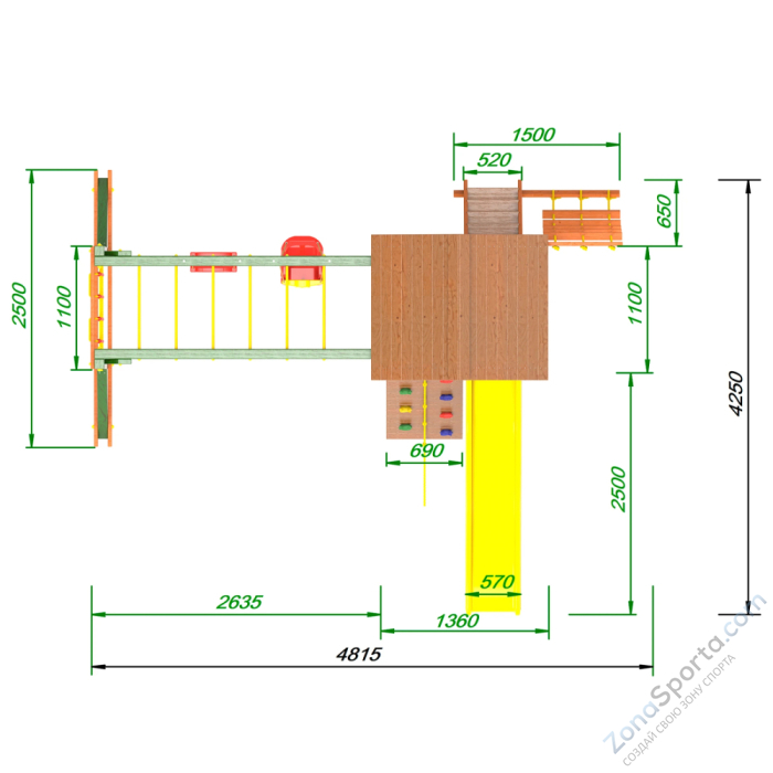 Детская площадка Пикник Вега Д Руфер