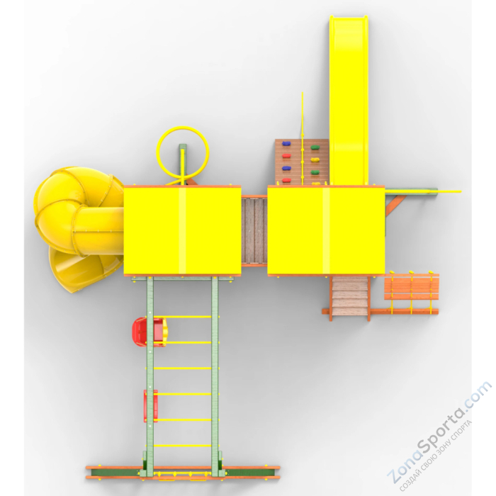 Детская площадка Пикник Вега Пацифик Light с винтовой трубой
