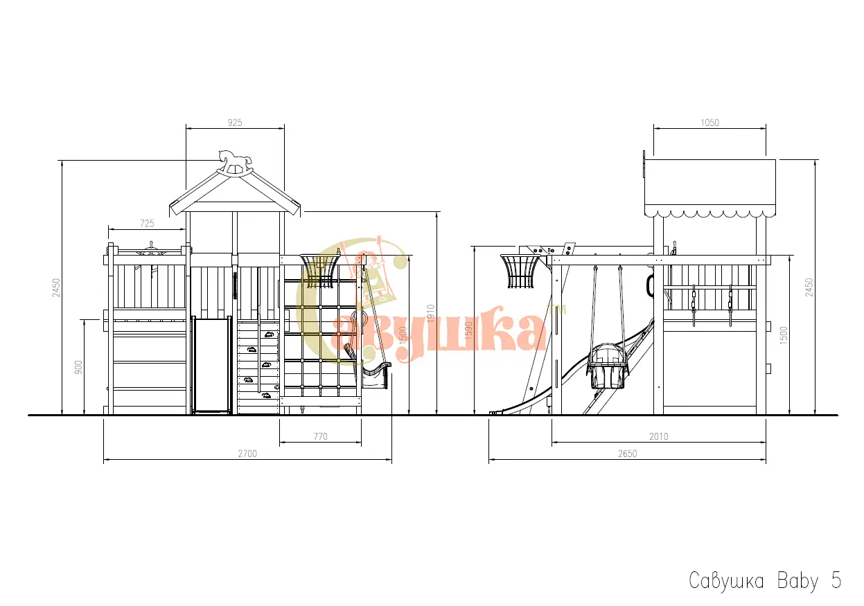 Детская площадка Савушка Baby play 5 (Priority) Детская площадка Савушка Baby play 5 (Priority)
