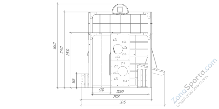 Детская площадка Савушка Куб-1 (Махагон) с подушками Детская площадка Савушка Куб-1 (Махагон) с подушками
