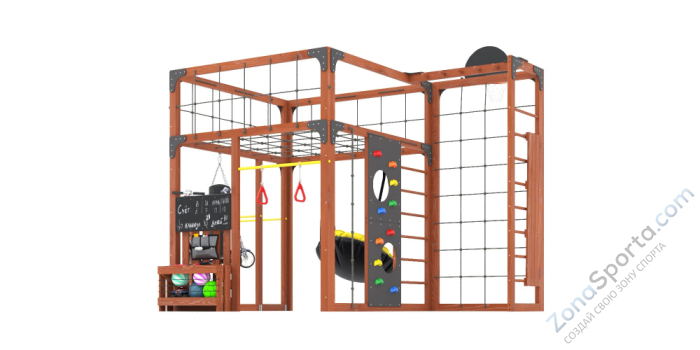 Детская площадка Савушка Куб-2 (Махагон) Детская площадка Савушка Куб-2 (Махагон)