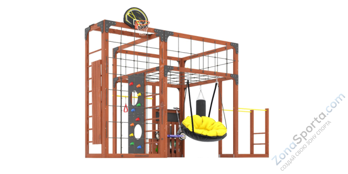 Детская площадка Савушка Куб-2 (Махагон) Детская площадка Савушка Куб-2 (Махагон)