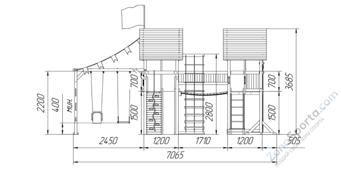 Детская площадка Савушка Люкс 9 Comfort