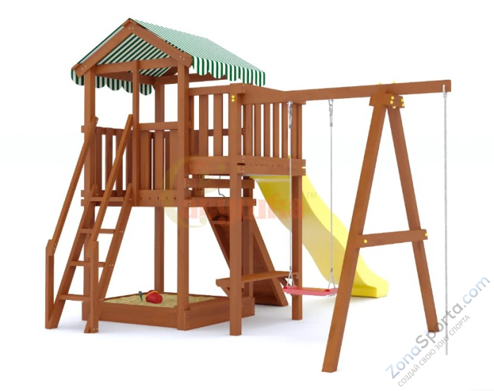 Детская площадка Савушка Мастер 1 (Махагон) Plus (горка 3 метра) Детская площадка Савушка Мастер 1 (Махагон) Plus (горка 3 метра)