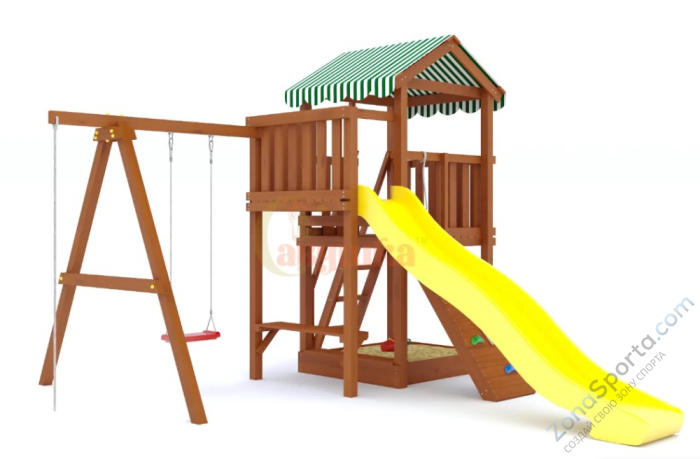 Детская площадка Савушка Мастер 1 (Махагон) Plus (горка 3 метра) Детская площадка Савушка Мастер 1 (Махагон) Plus (горка 3 метра)