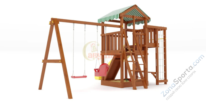 Детская площадка Савушка Мастер 3 (Махагон) Plus (горка 3 метра) Детская площадка Савушка Мастер 3 (Махагон) Plus (горка 3 метра)