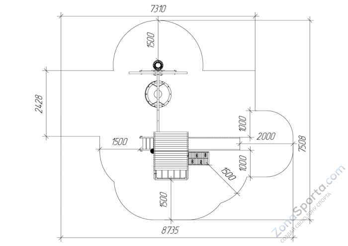 Детская площадка Савушка Мастер 5 Comfort Детская площадка Савушка Мастер 5 Comfort