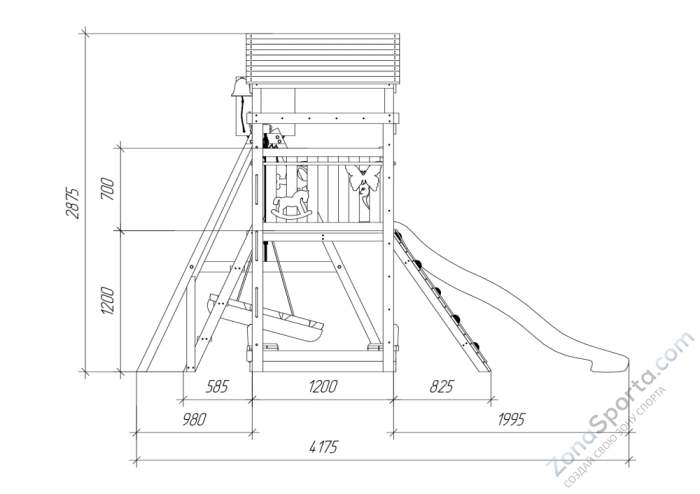 Детская площадка Савушка Мастер 5 Comfort Детская площадка Савушка Мастер 5 Comfort