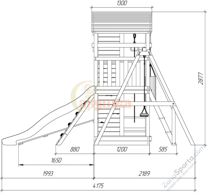 Детская площадка Савушка Мастер 5 Семейная Детская площадка Савушка Мастер 5 Семейная