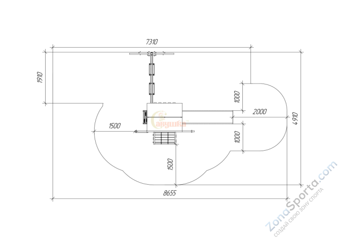 Детская площадка Савушка TooSun (Тусун) 7 Детская площадка Савушка TooSun (Тусун) 7